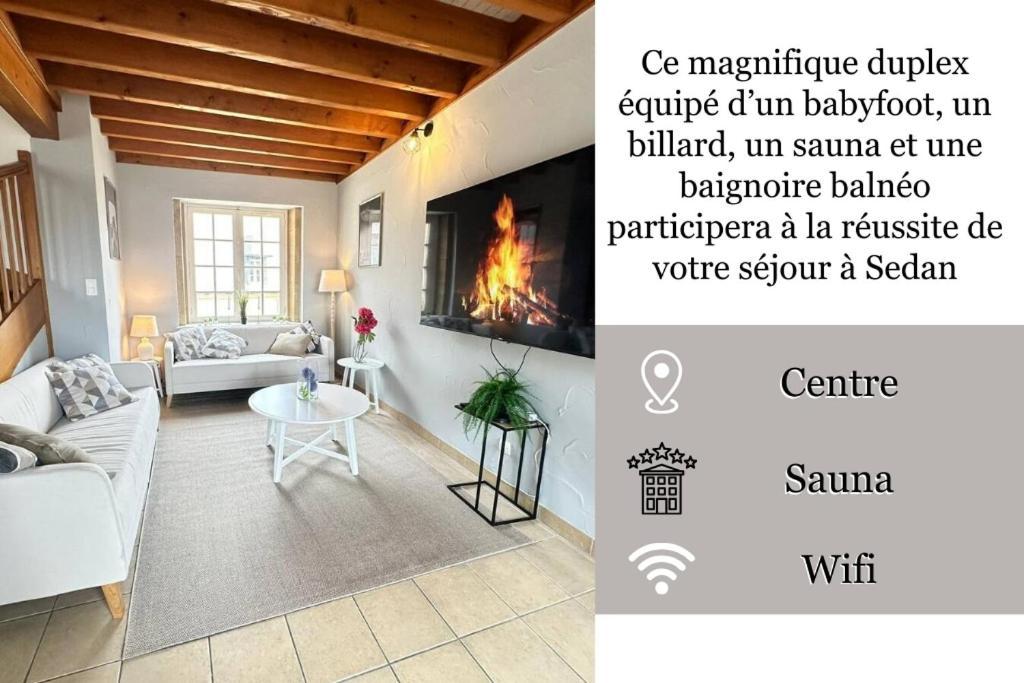 S Bayleved'Air Duplex Vue Chateau, Balneo Et Sauna Sedan Bagian luar foto